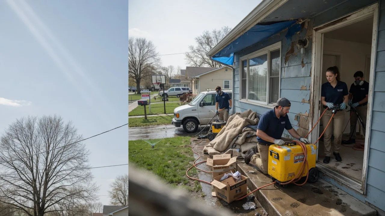 Basement Flood Cleanup in Hope, ND near me